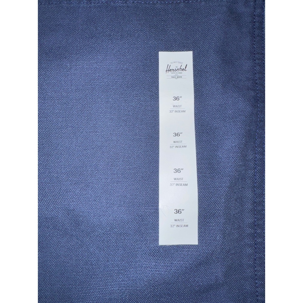 New Herschel Supply Co Mens Double Knee Utility Pants Navy Blue 36x32 Carpenter - Picture 4 of 6